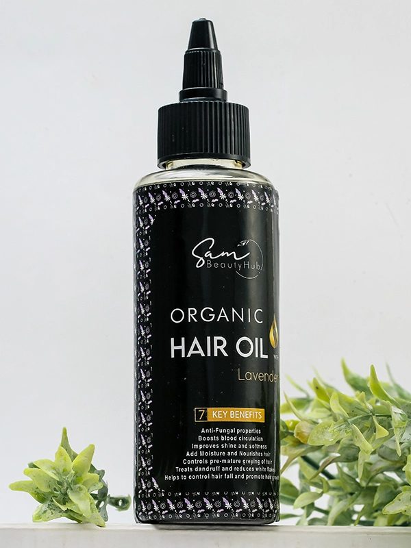 Organic Hair Oil with Lavender
